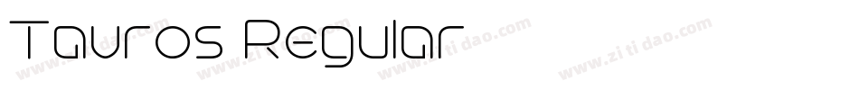 Tavros Regular字体转换